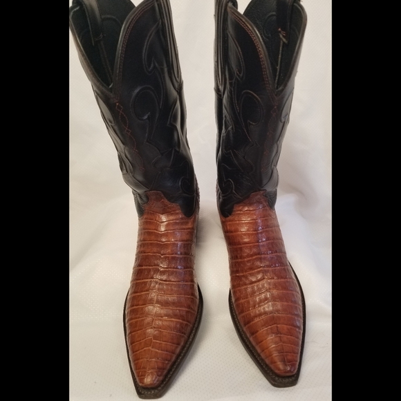 Lucchese Caiman Western Boots Size 13D - Picture 2 of 7